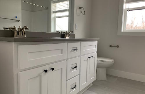 Commercial Plumbing - Finished Bathroom
